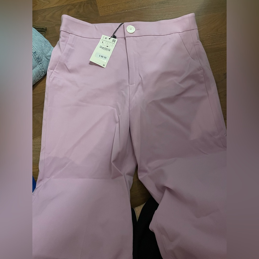 Brand new never worn lilac trousers from Zara! Size Large